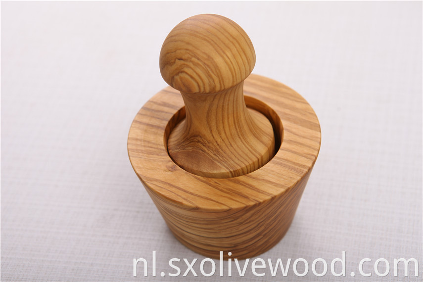 Olive Wood Mortar And Pestle